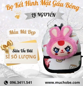 Bọ kết mặt gấu bông đủ hình đủ màu