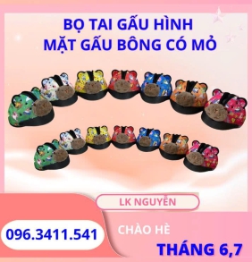 Bọ hình tai gấu mặt gấu bông có mỏ