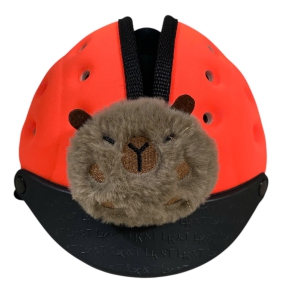 Mũ Em Bé Hình Bọ Mặt Gấu Bông Cam