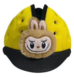 Mũ Em Bé Hình Bọ Mặt Gấu Bông Vàng
