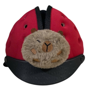 Mũ Em Bé Hình Bọ Mặt Gấu Bông Đỏ
