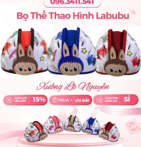 Mũ Bé Hình Bọ Thể Thao Labubu