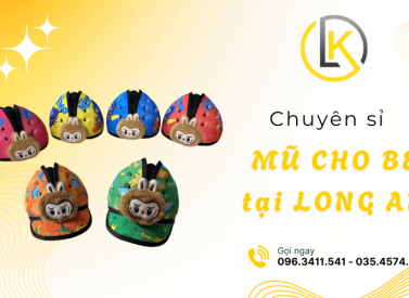 LK Nguyễn chuyên sỉ mũ bảo hộ cho bé giá rẻ tại Long An