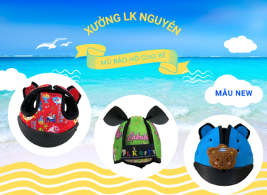 Mũ bảo hộ cho bé mẫu tai thỏ