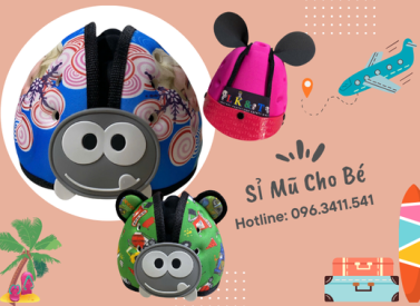 Các mẫu mũ bảo hộ cho em bé cho phụ huynh