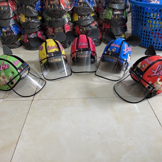 Mũ tai thỏ hình kết trong đủ hình đủ màu