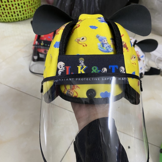 Mũ tai thỏ hình kết trong đủ hình đủ màu