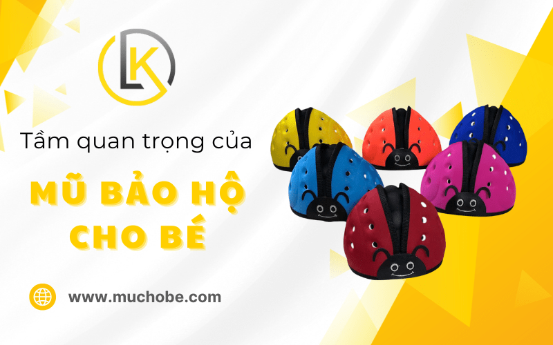 mũ bảo hộ cho bé