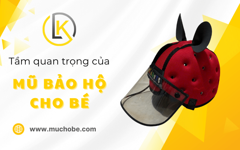 mũ bảo hộ cho bé