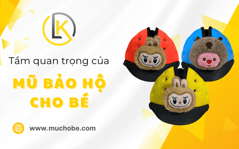 mũ bảo hộ cho bé